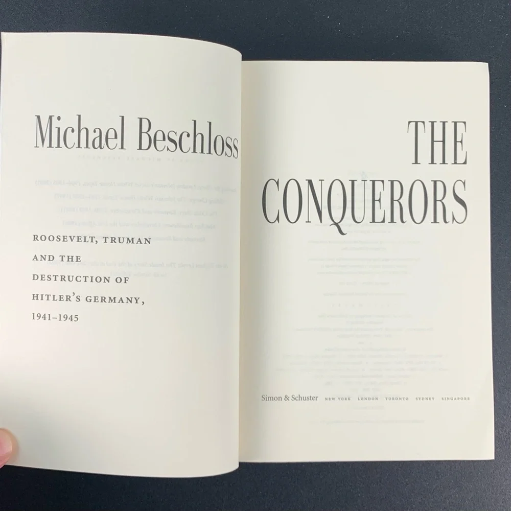 The Conquerors by Michael Beschloss. 2002.